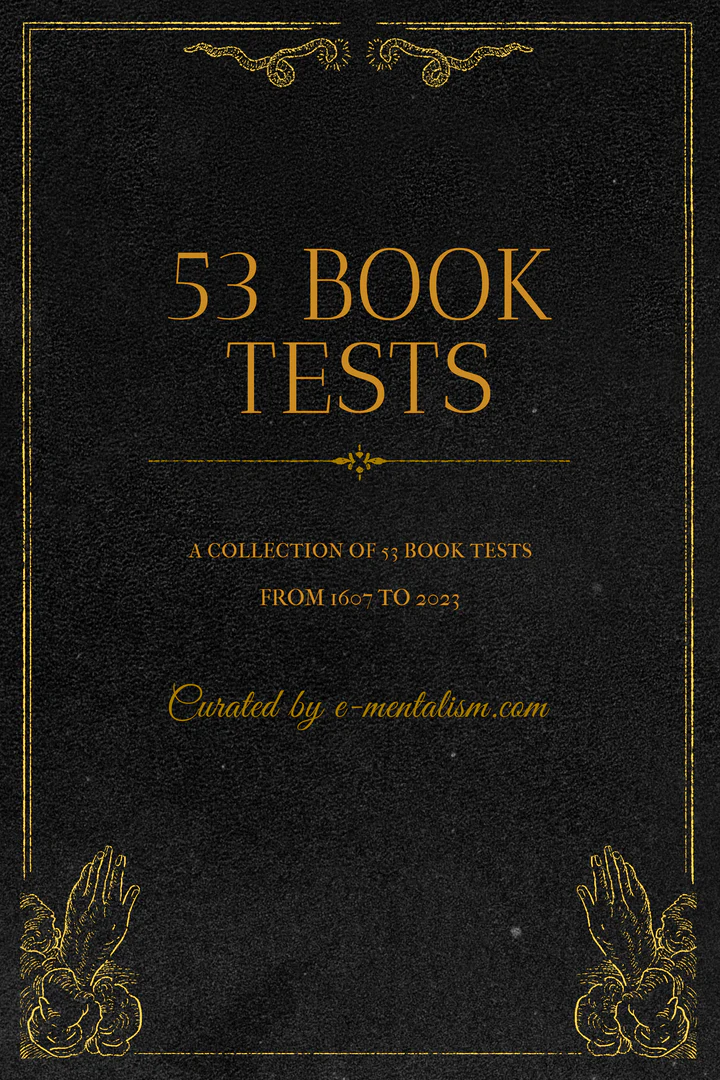 e-mentalism - 53 Book Tests (Curated by e-mentalism)